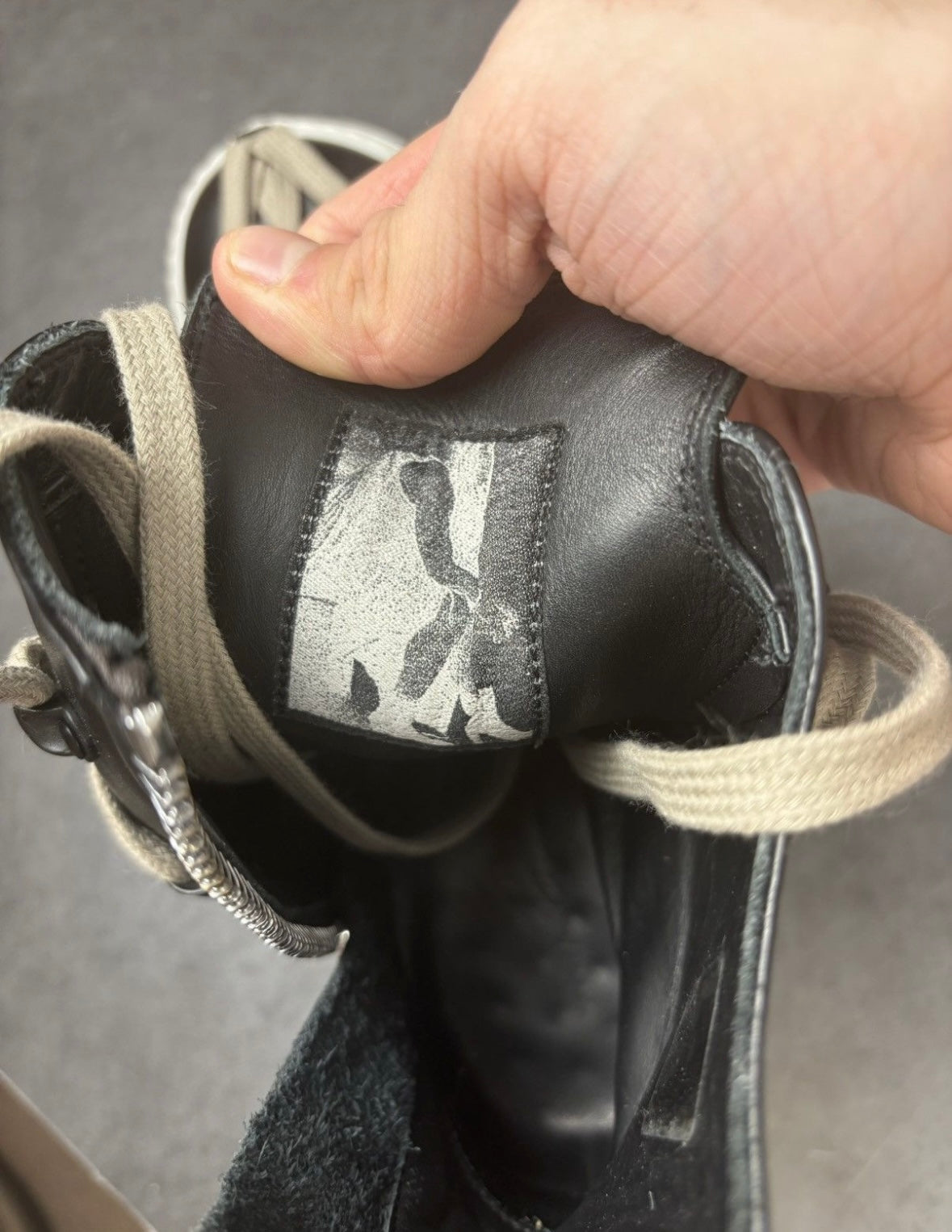 Rick owens megalace ramones