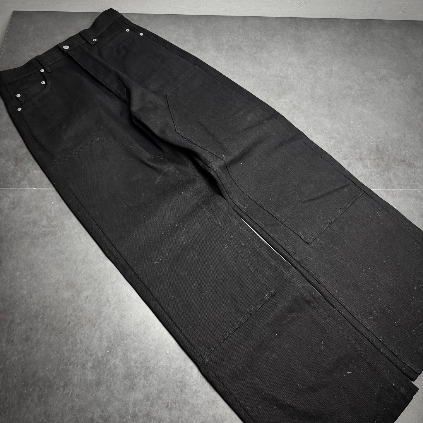 (sample) Rick owens „Japanese denim“ double knee geth cut