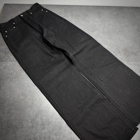 (sample) Rick owens „Japanese denim“ double knee geth cut