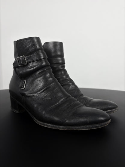 Saint Laurent Dorian Buckle Boots