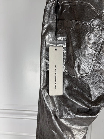 Rick Owens Sample Olmar & Mirta Silver Tyrone Cut Pants