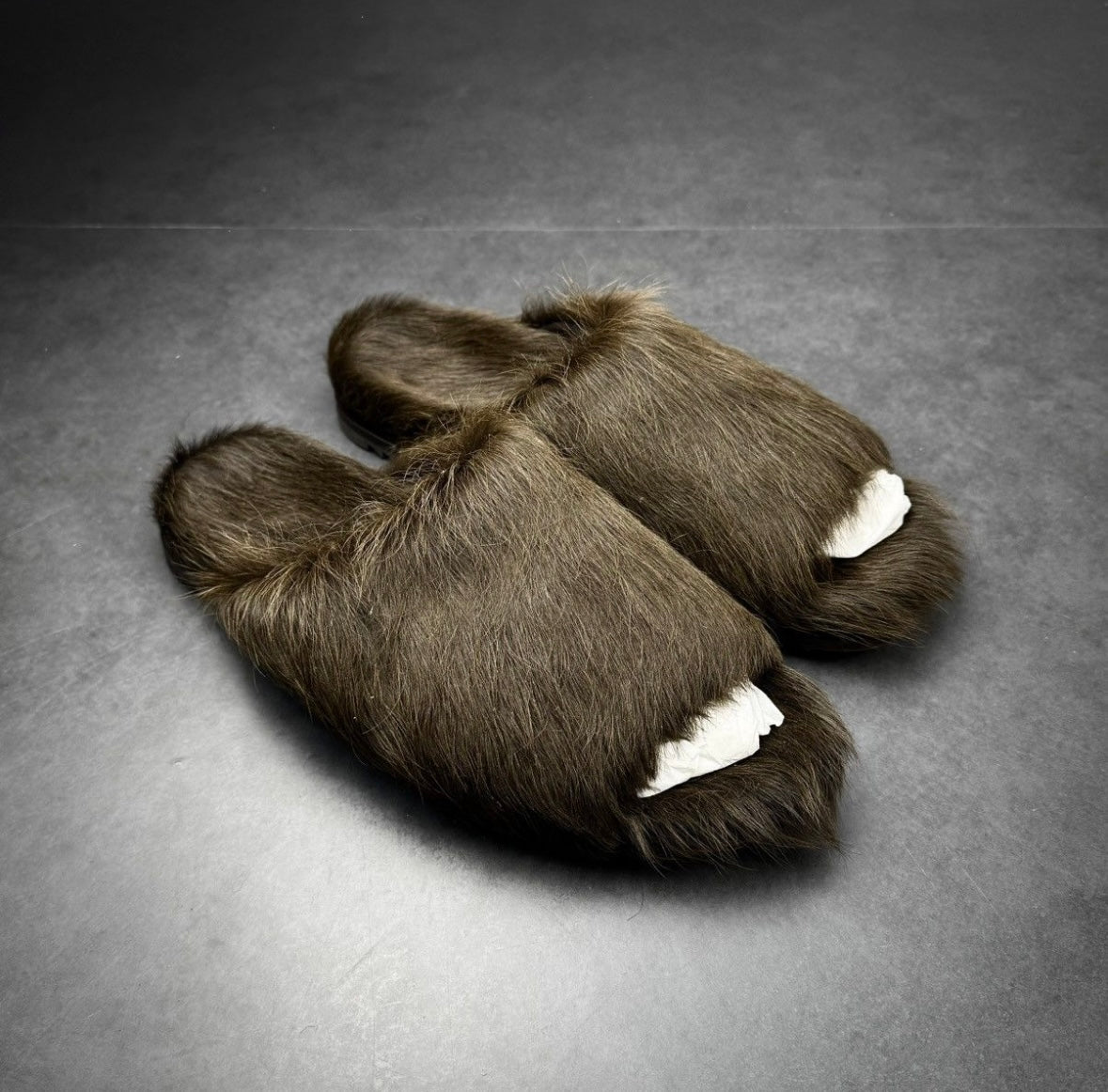 Rick owens „ponyhair“ slides