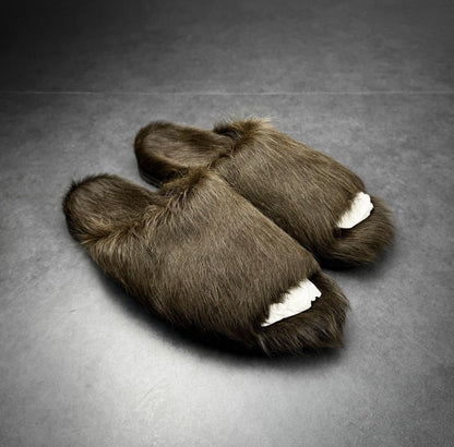 Rick owens „ponyhair“ slides