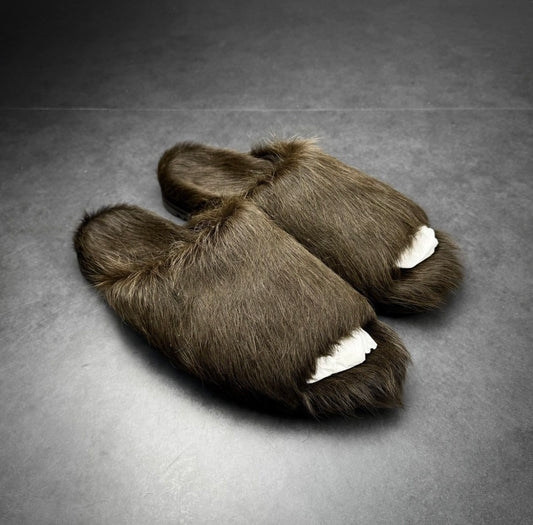 Rick owens „ponyhair“ slides