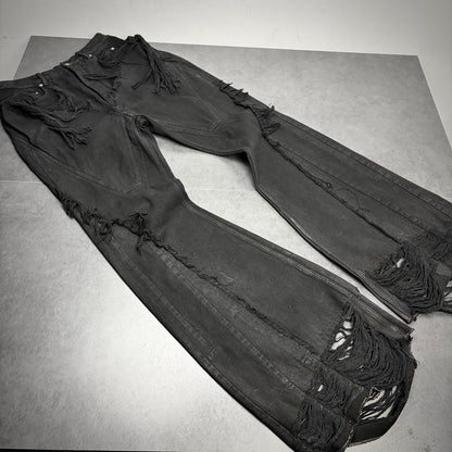 Rick owens silvered bootcut sample denim