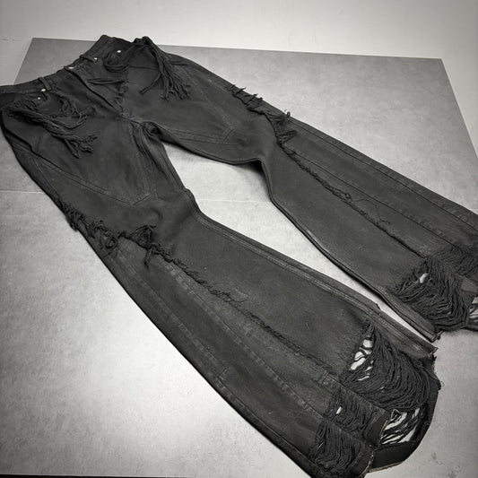 Rick owens silvered bootcut sample denim