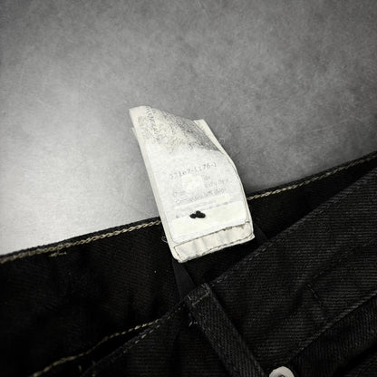 Rick owens silvered bootcut sample denim