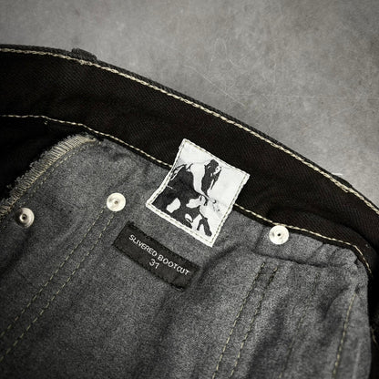 Rick owens silvered bootcut sample denim