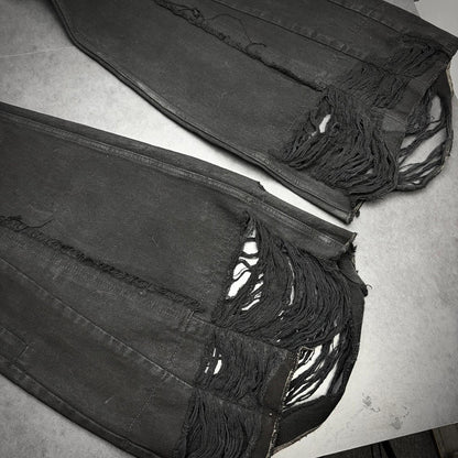 Rick owens silvered bootcut sample denim
