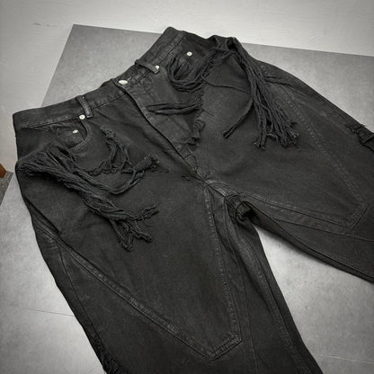 Rick owens silvered bootcut sample denim