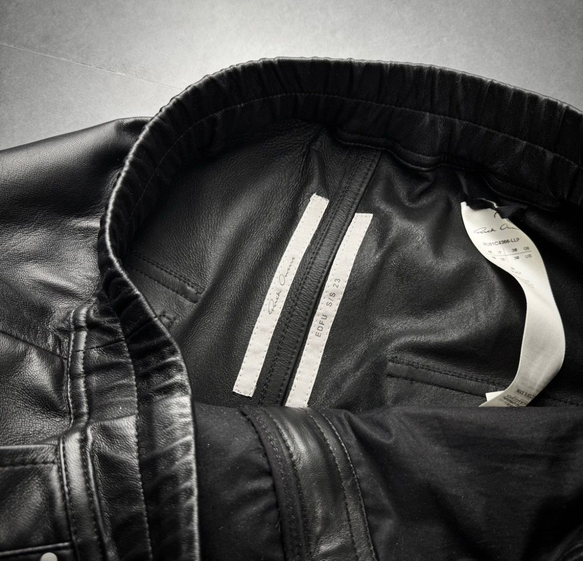 Rick owens "Leather" Bela S/S23 EDFU