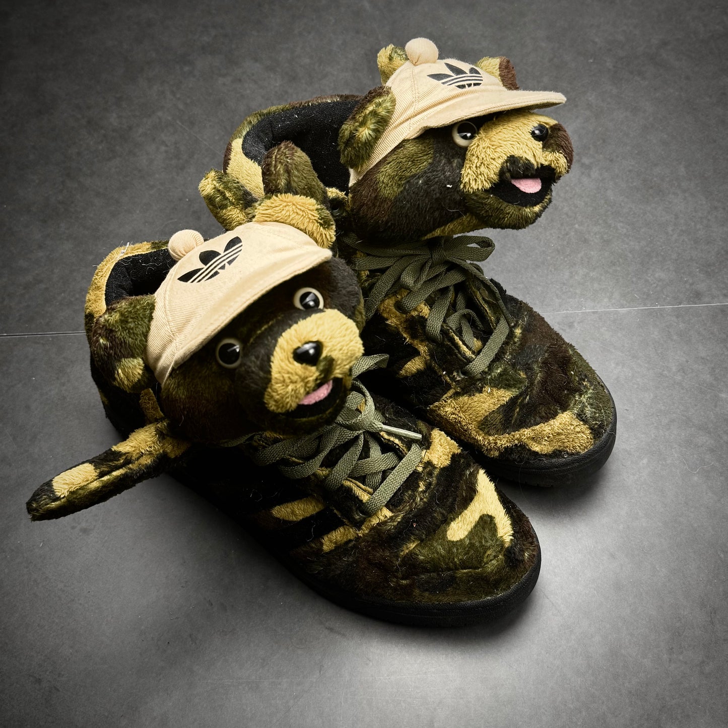 Jeremy Scott x Adidas Camo Bear Sneaker