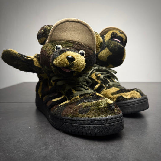 Jeremy Scott x Adidas Camo Bear Sneaker