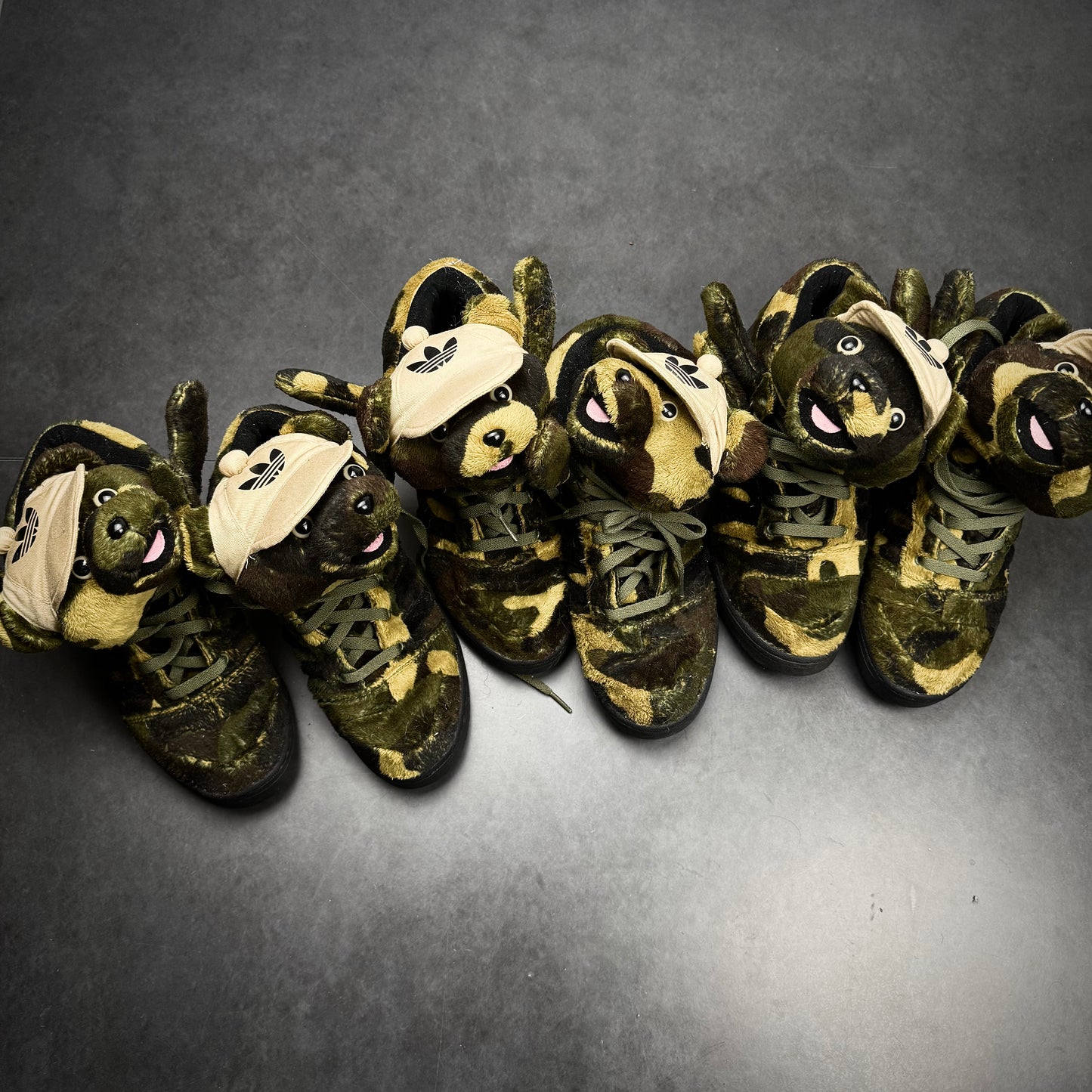 Jeremy Scott x Adidas Camo Bear Sneaker