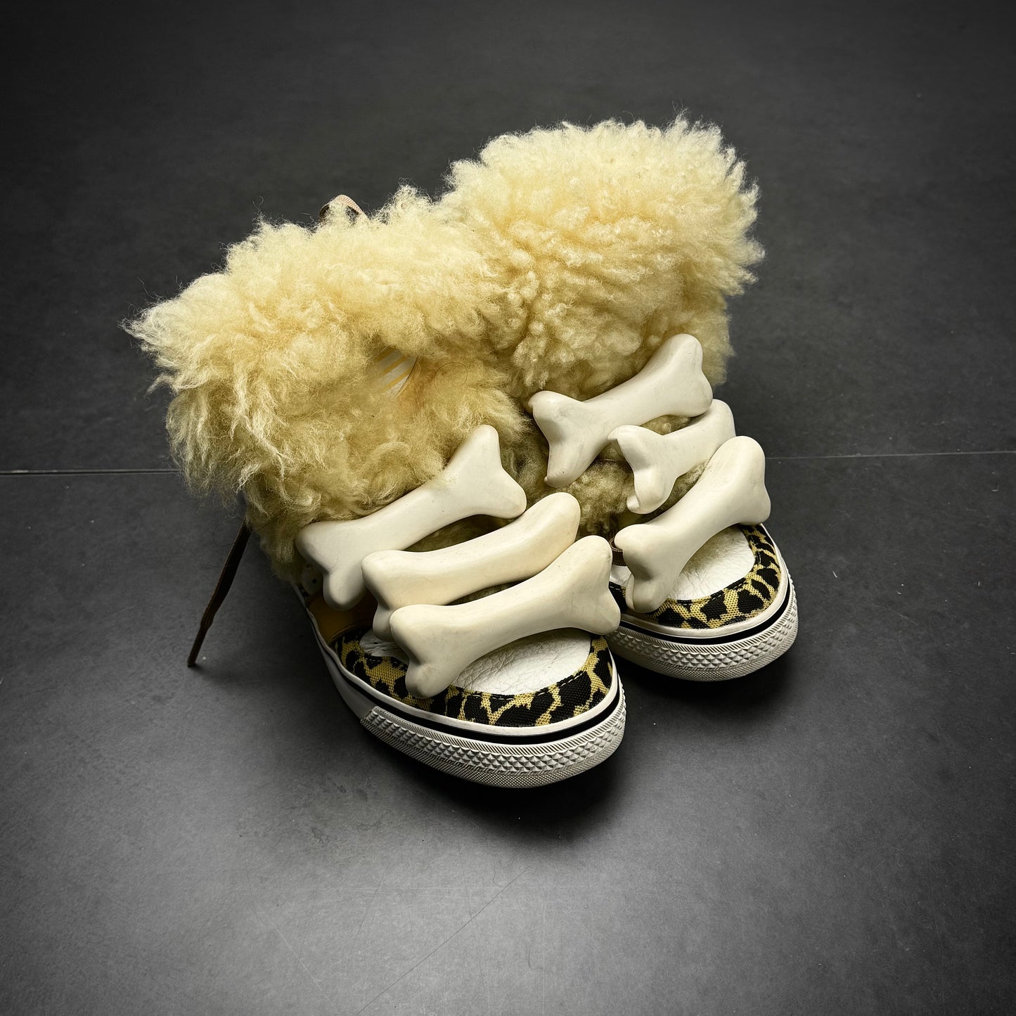 Jeremy Scott x Adidas Bone Fur Sneaker