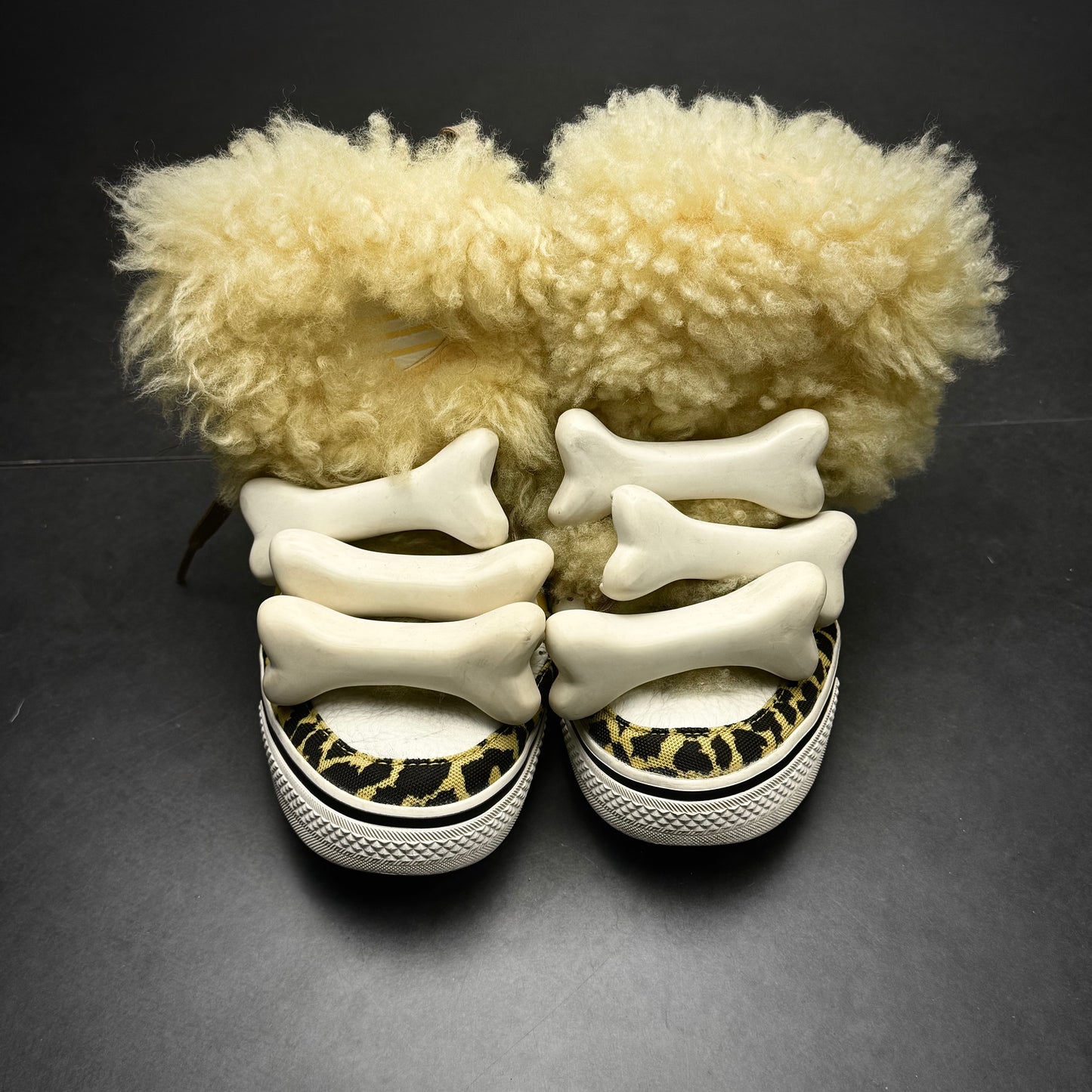 Jeremy Scott x Adidas Bone Fur Sneaker