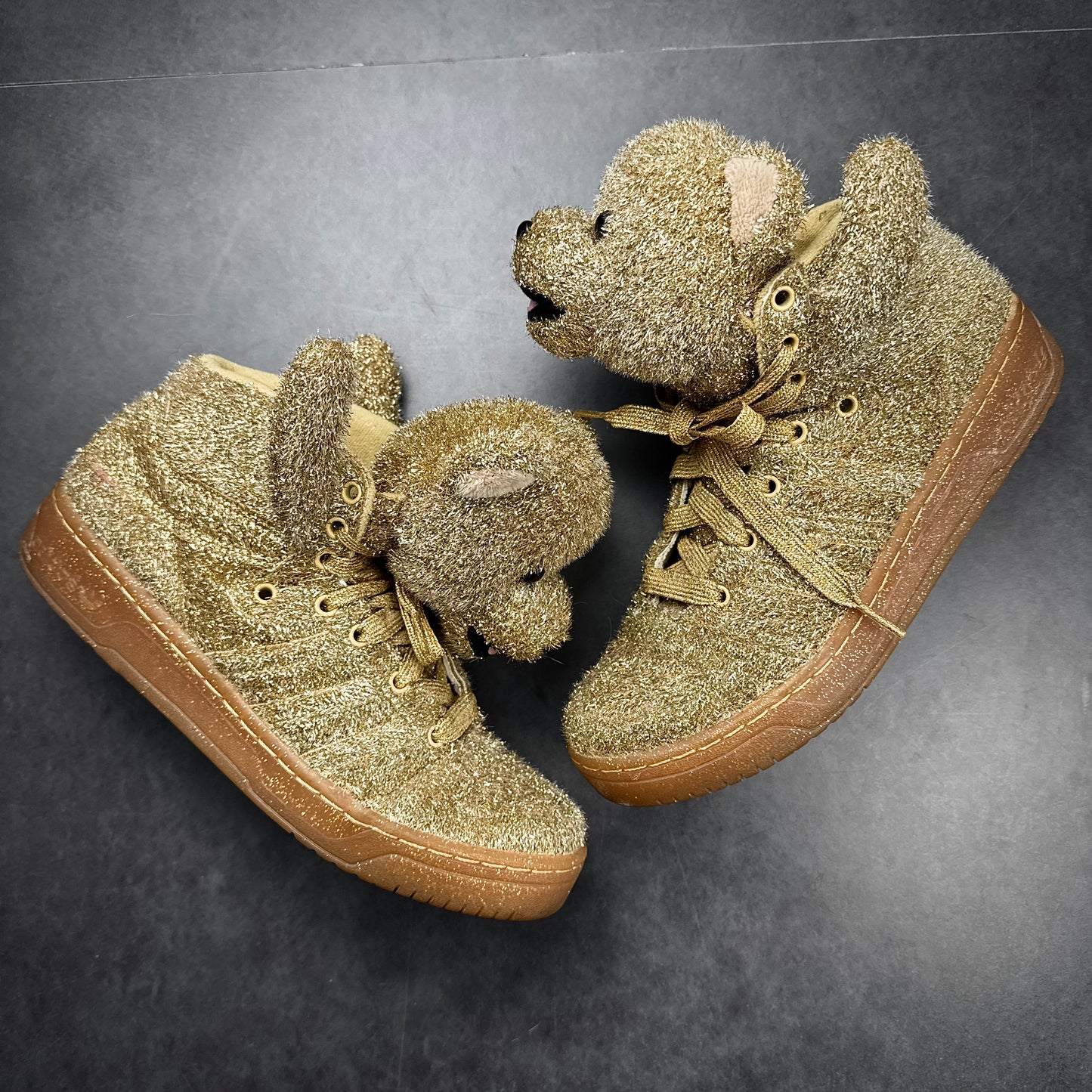 Jeremy Scott Gold Bear Sneaker