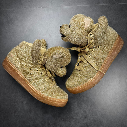 Jeremy Scott Gold Bear Sneaker