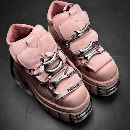 Vetements newrocks suede pink