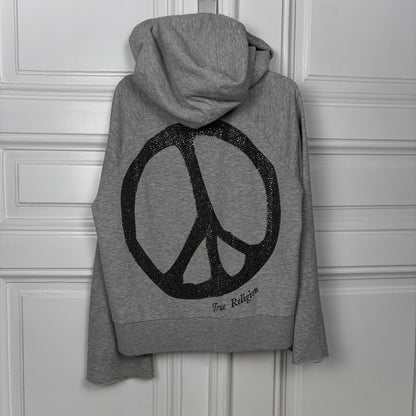 True Religion Flared Peace Hoodie