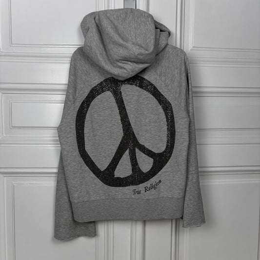 True Religion Flared Peace Hoodie