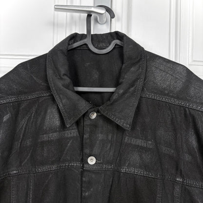 Rick Owens Waxed Denim Vest