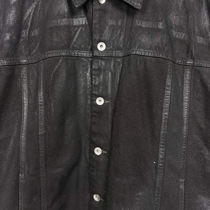 Rick Owens Waxed Denim Vest