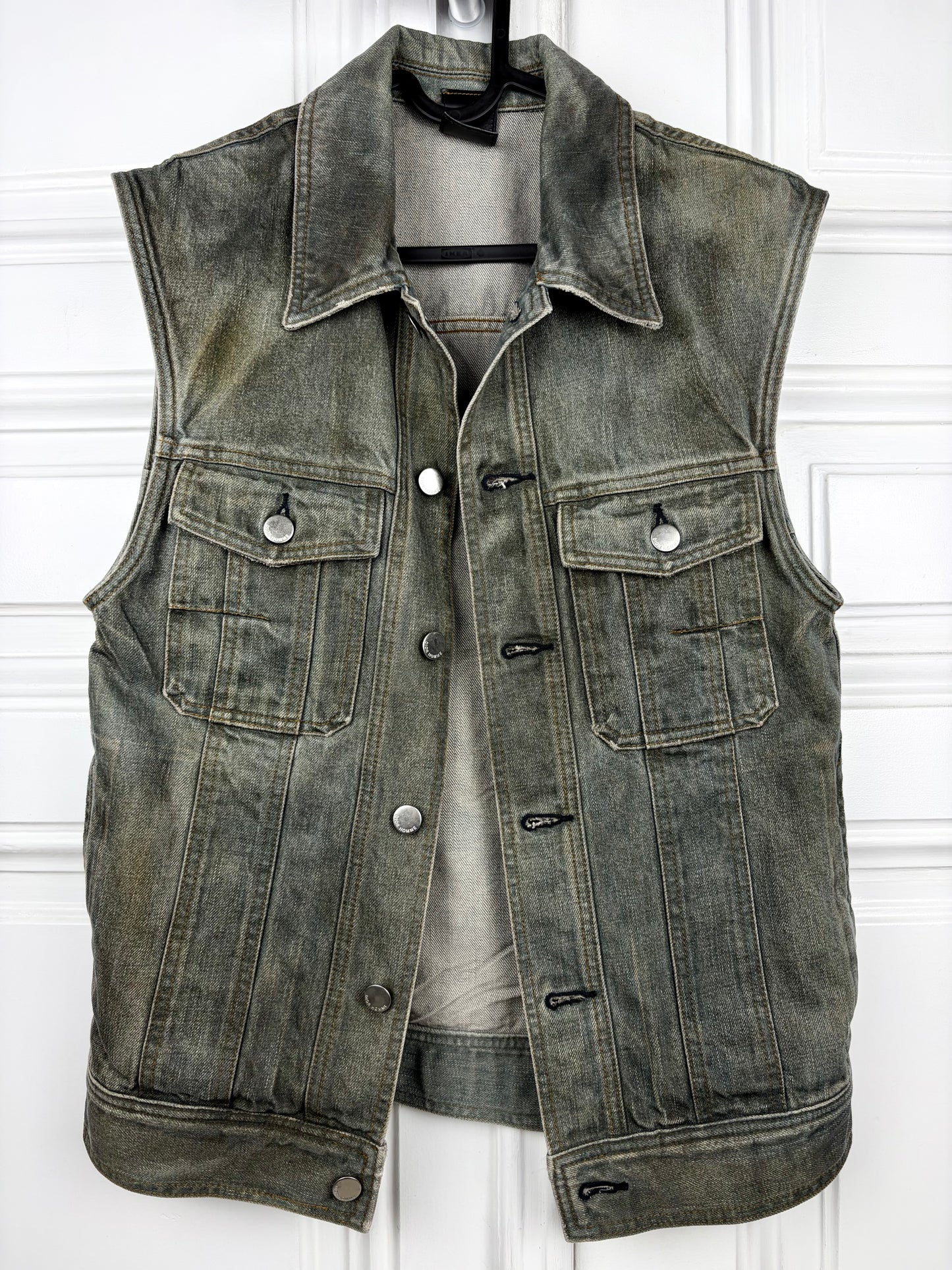 DIOR HOMME Bleu Claire SS04 "Strip" Vest