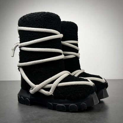 Rick owens „sherling“ lunar boots F/W22 STROBE