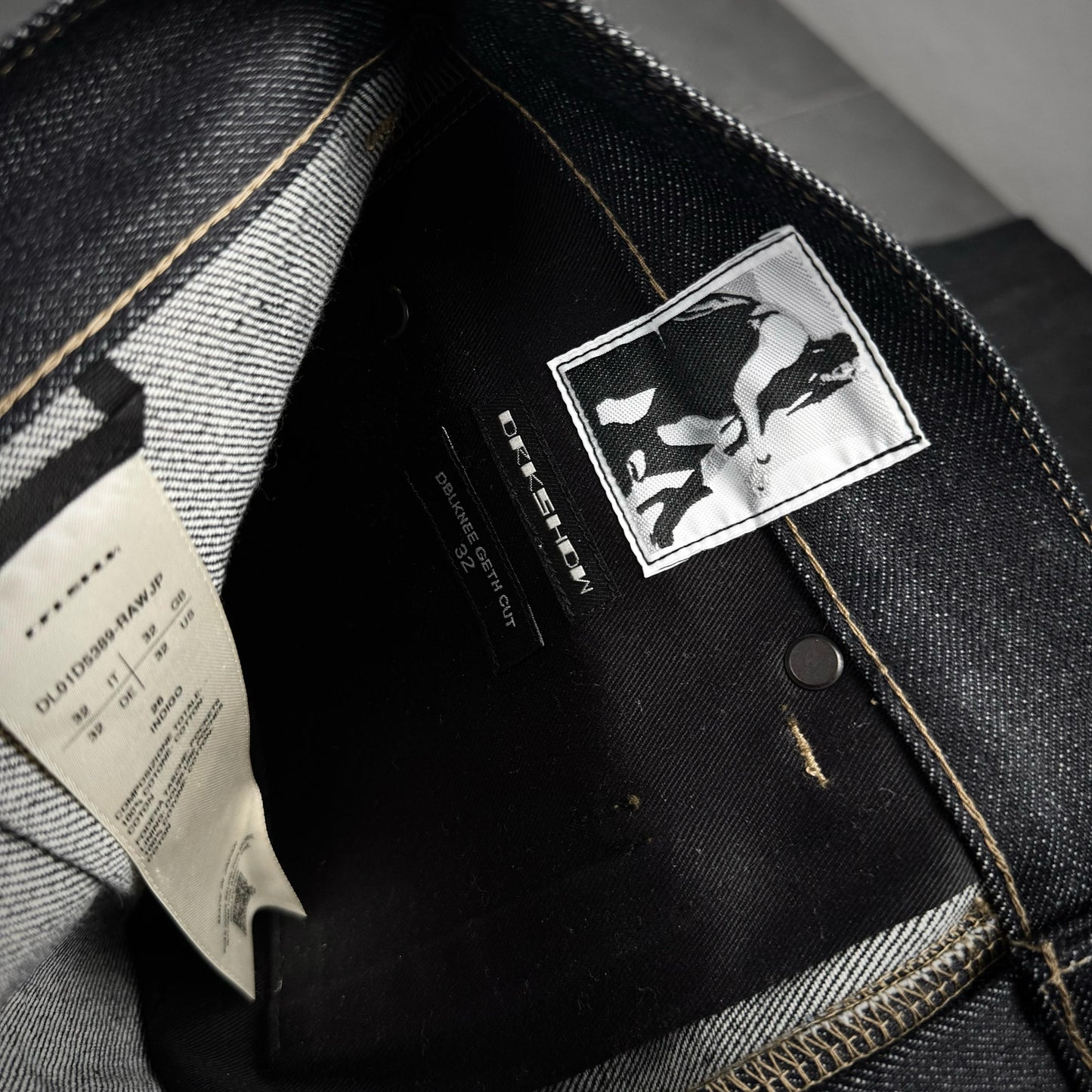 Rick owens "Double knee" Geth cut S/S23 LIDO